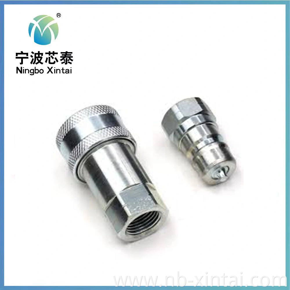 China OEM ODM Supplier Flat Cone Seat Interlock Jic Male Flare Face Seal Hydraulic Quick Release Couplings